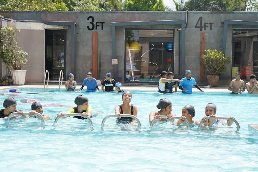 Swimming lesson during Thursday co-curricular activities